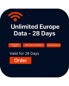 Unlimited Europe data 28 days