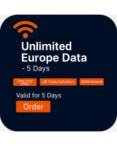 Unlimited Europe Data - 5 Days