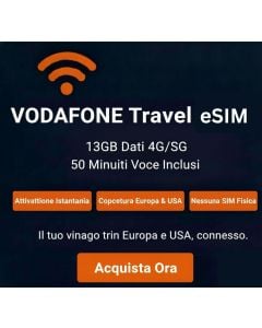 Vodafone Travel eSIM: Europa e USA, connessi all'istante